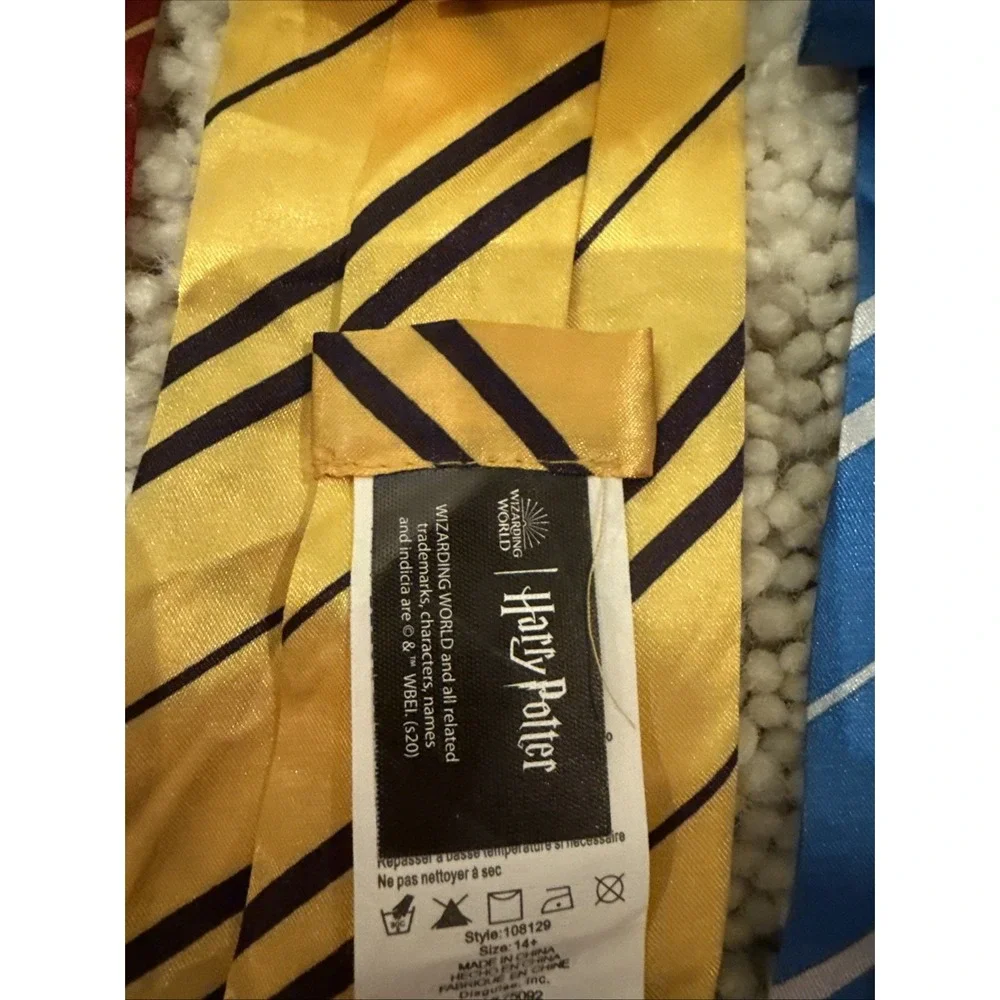 Harry Potter Costume Props Wizards Mens Tie for Fancy Halloween Outfit